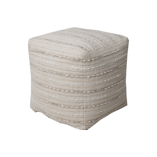 Puff LIZZO medidas 45x45cm cor natural