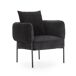 Sillón ARUNI tapizado en tela Sillón ARUNI tapizado en tela Naranja