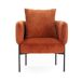 Sillón ARUNI tapizado en tela Sillón ARUNI tapizado en tela Naranja