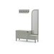 Mueble recibidor zapatero con espejo BEA Mueble recibidor zapatero con espejo BEA Verde
