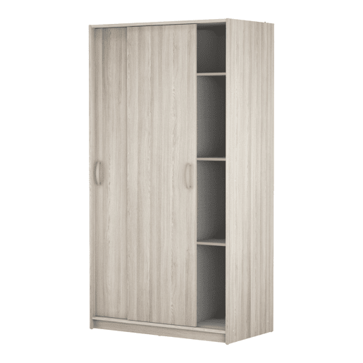 Roupeiro ROLLING portas deslizantes 102x191cm madeira