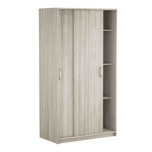 Roupeiro ROLLING portas deslizantes 102x191cm madeira