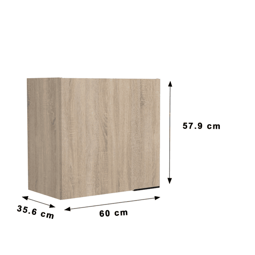 Móvel de parede FUMAY 80cm de altura e 2 portas