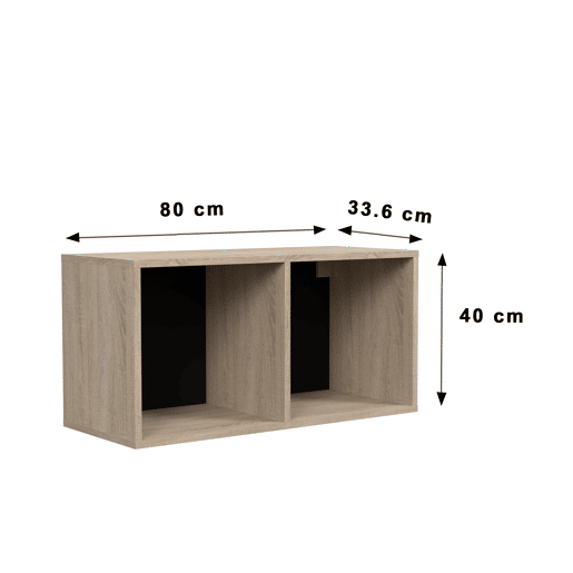 Móvel de parede FUMAY 80cm de largura e 2 portas