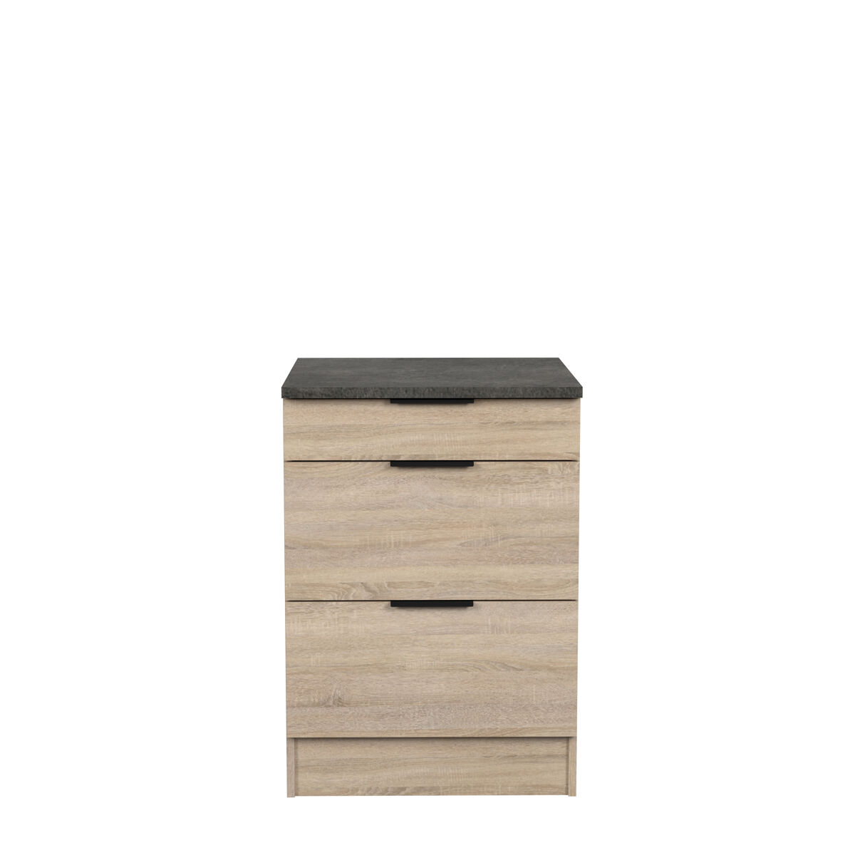 Módulo bajo FUMAY de 60cm con 3 cajones