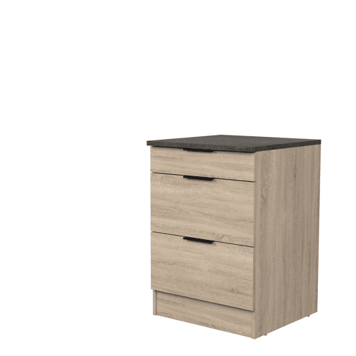Móvel inferior FUMAY 60cm com gaveta e 3 portas