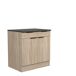 Módulo bajo FUMAY de 80cm con 1 cajón y 2 puertas Módulo bajo FUMAY de 80cm con 1 cajón y 2 puertas Roble