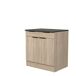 Módulo bajo FUMAY de 80cm con 1 cajón y 2 puertas Módulo bajo FUMAY de 80cm con 1 cajón y 2 puertas Roble