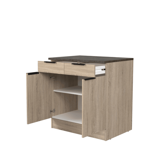 Móvel inferior FUMAY 80cm com uma gaveta e duas portas