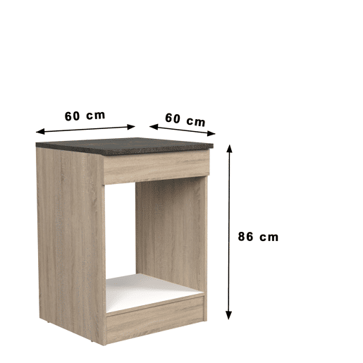 Móvel inferior FUMAY 60cm para eletrodomésticos
