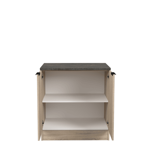 Móvel inferior FUMAY de 80cm com 2 portas