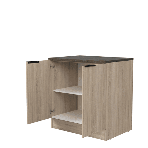 Móvel inferior FUMAY de 80cm com 2 portas