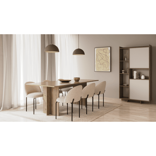 Mesa de jantar extensível 160cm CLAP