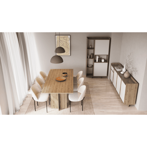 Mesa de jantar extensível 160cm CLAP