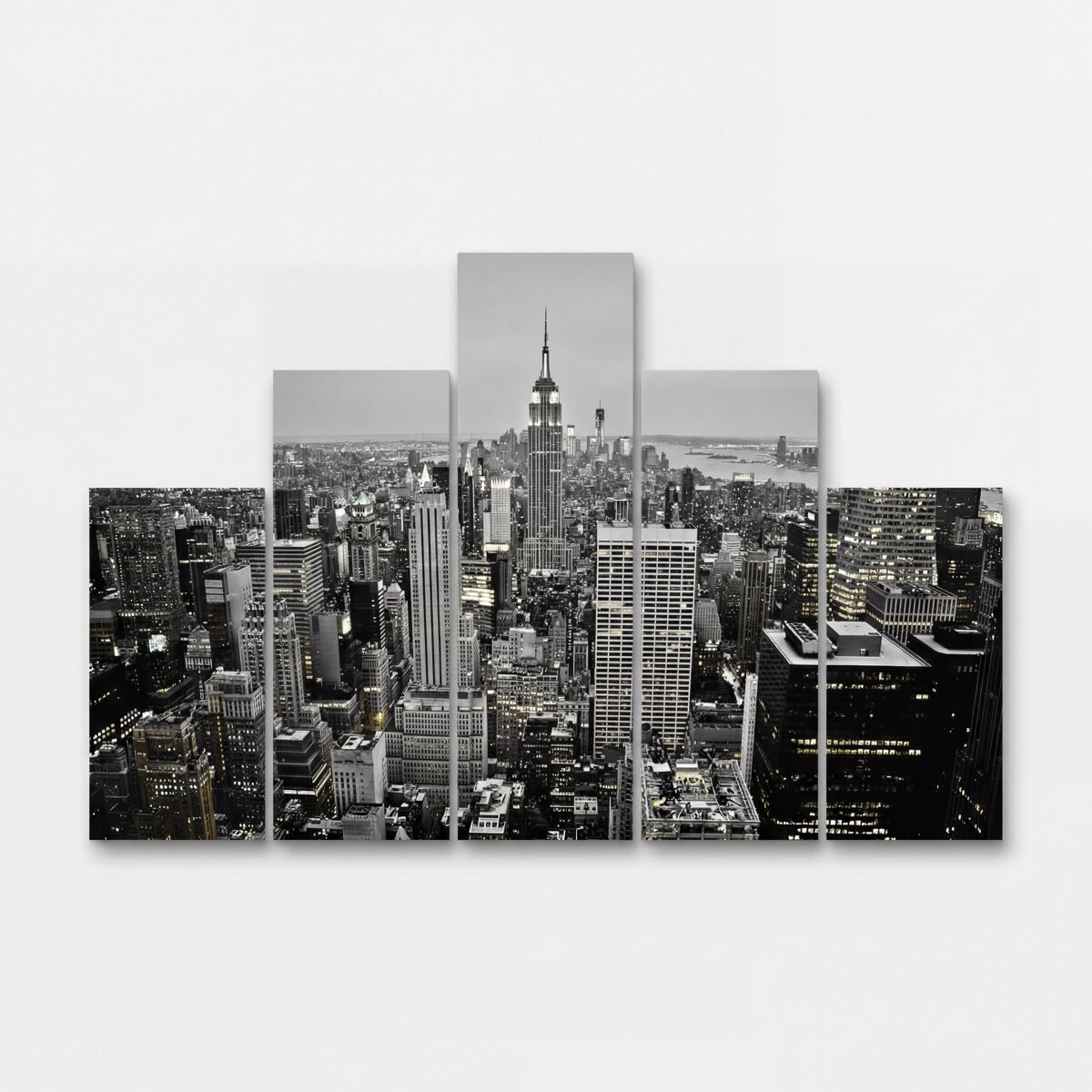 Canvas NY BYN 5 piezas marca Conforama 