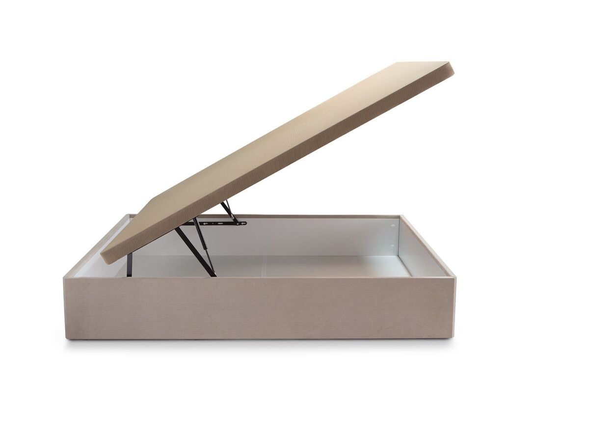 Canapé abatible color beige MONET SOMNALIS