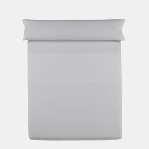 Lençol de cima VICTORIA 100% algodão para cama 180cm cor cinza