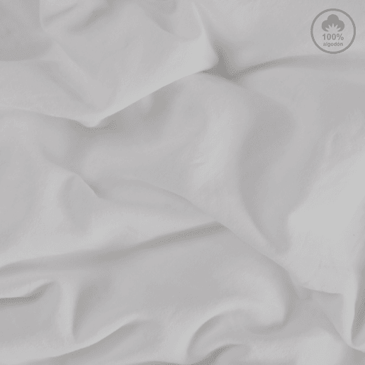 Lençol de cima VICTORIA 100% algodão para cama 180cm cor cinza