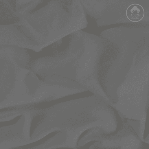 Lençol de cima VICTORIA 100% algodão para cama 180cm antracite