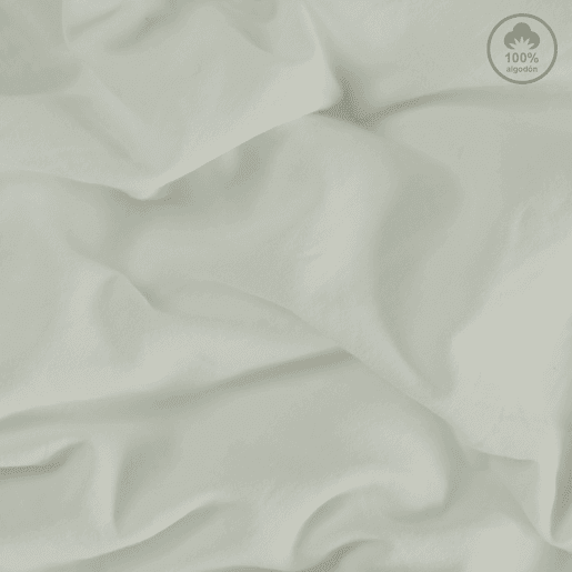 Lençol de cima VICTORIA 100% algodão para cama 135cm cor verde