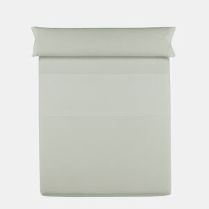 Lençol de cima VICTORIA 100% algodão para cama 150cm cor verde