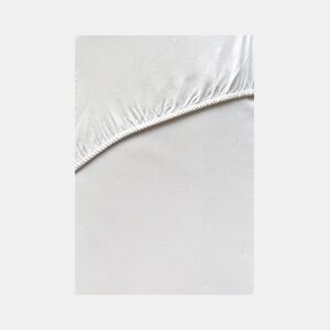 Lençol de baixo VICTORIA 100% algodão para cama 90cm cor branca