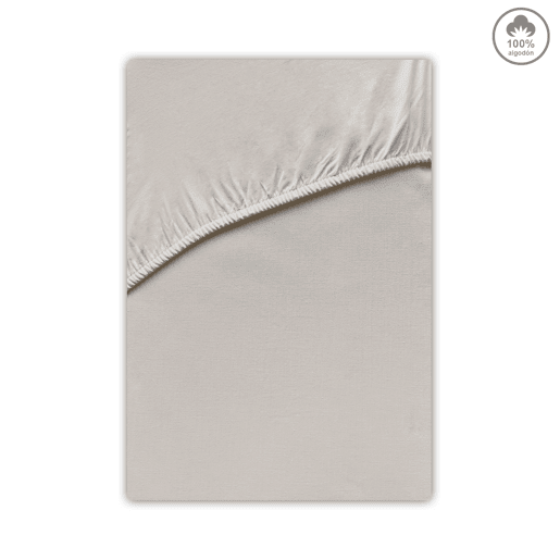 Lençol de baixo VICTORIA 100% algodão para cama 135cm linho