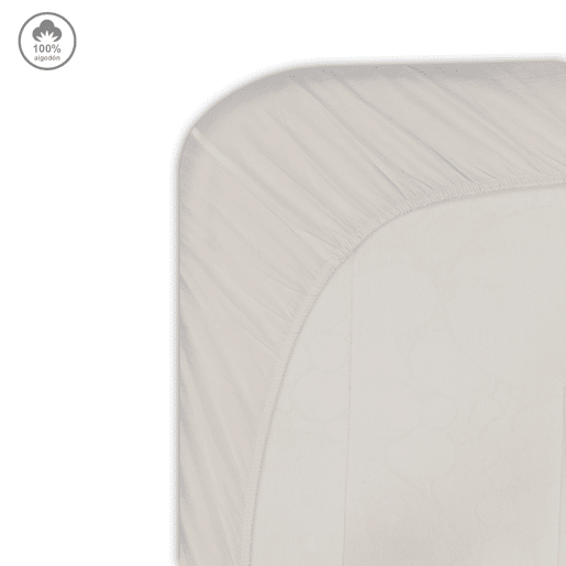 Lençol de baixo VICTORIA 100% algodão para cama 135cm linho