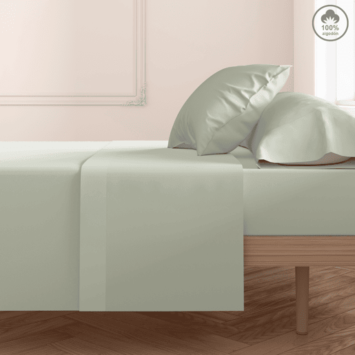 Fronha VICTORIA 100% algodão cama 90cm cor verde