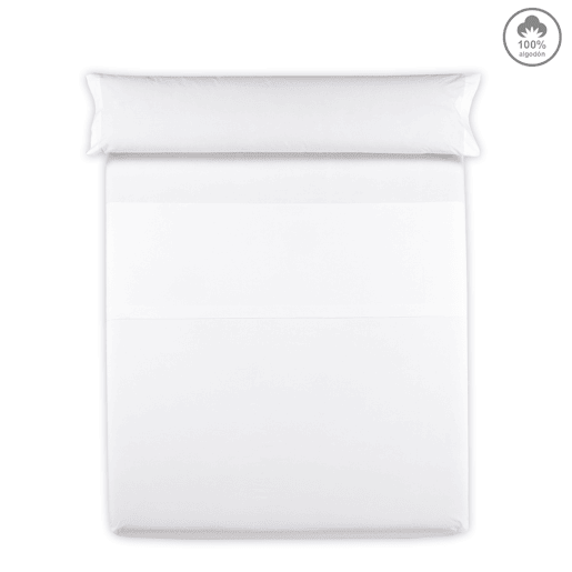 Fronha de almofada VICTORIA 100% algodão 48x85cm cor branco