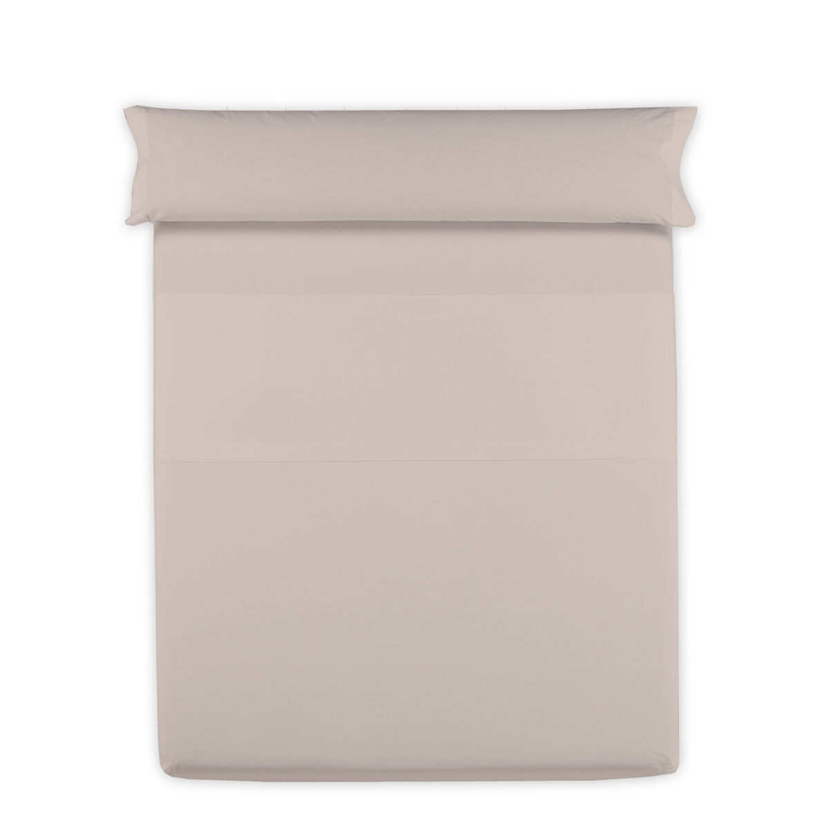 Sábana encimera victoria cama 135cm color tierra