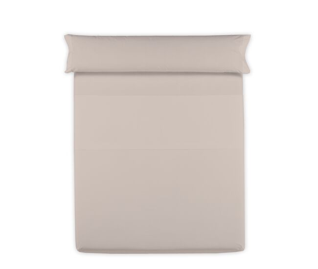 Sábana encimera victoria cama 135cm color tierra
