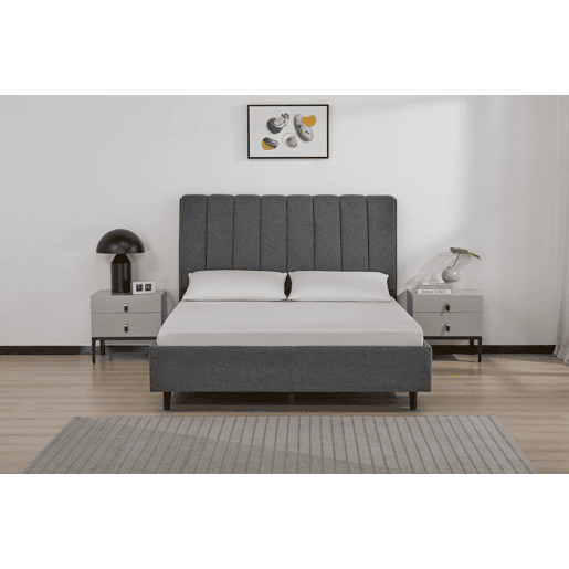 Cama MAJESTIC 150x190cm cor cinza