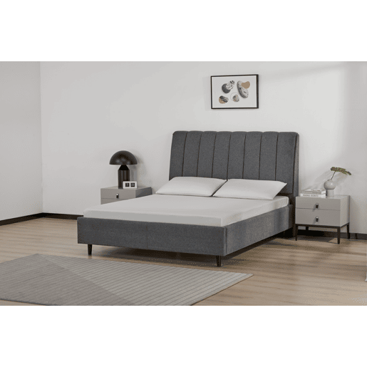 Cama MAJESTIC 150x190cm cor cinza