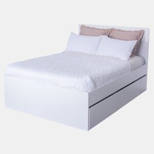 Cama nido branca ALPHA 140x190cm 2 gavetas 1 gaveta