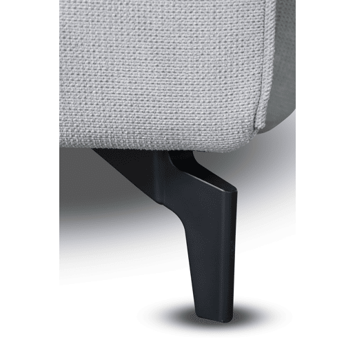 Chaise longue STOCKHOLM com cama e baú dereita 4 lugares cinza