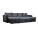 Rinconera U con cama 4 plazas y dos arcónes GOLF gris y negro Rinconera U con cama 4 plazas y dos arcónes GOLF gris y negro Gris