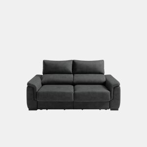 Sofá 2 lugares NAHIA cor preto