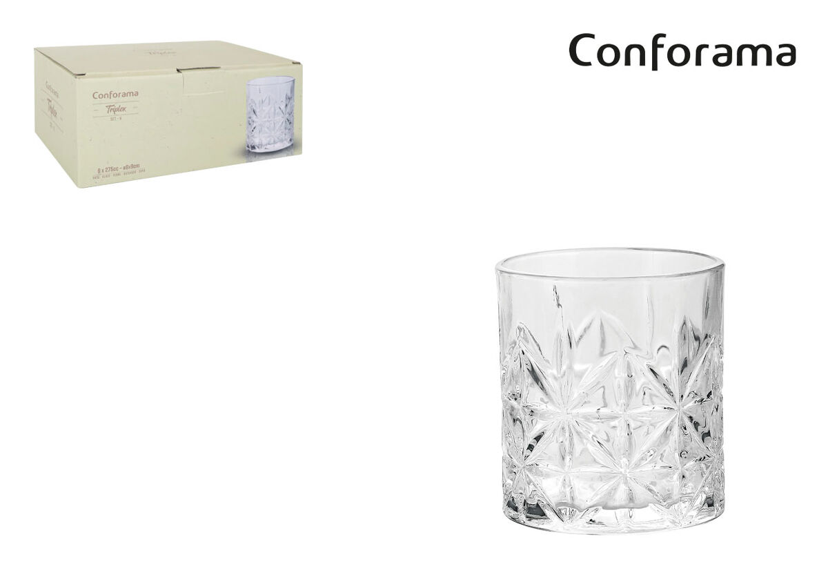 Set vasos STAR 6 piezas 0,275 litros marca CONFORAMA