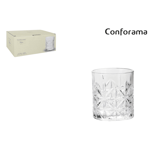 Conjunto de copos STAR 6 peças 0,275 litros marca CONFORAMA