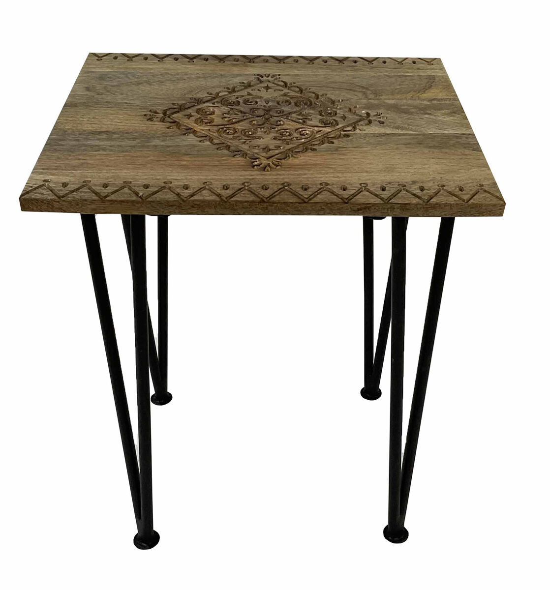 Mesa auxiliar en madera de mango JUNO