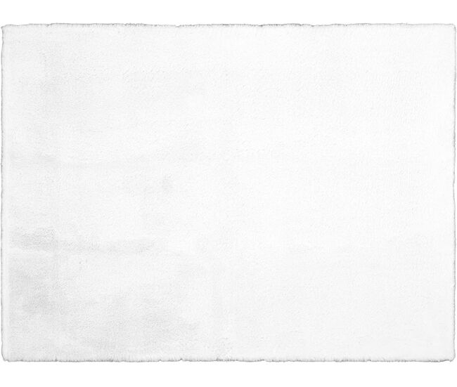 Alfombra buggy 160x220cm color blanco - conforama