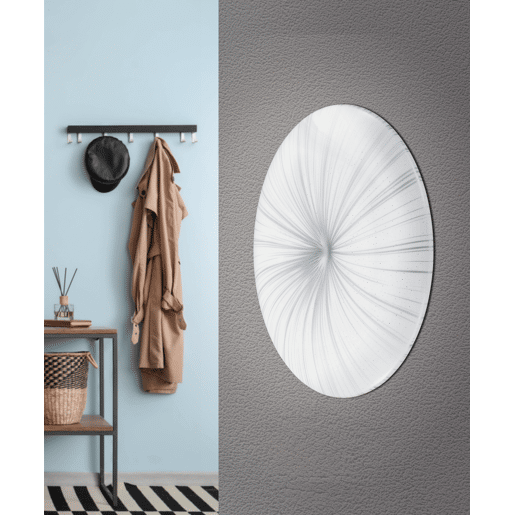 Candeeiro de teto led branco e prateado NIEVES 31cm marca EGLO Candeeiro de teto led branco e prateado NIEVES 31cm marca EGLO