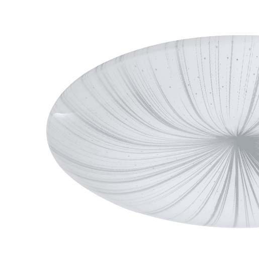 Candeeiro de teto led branco e prateado NIEVES 31cm marca EGLO Candeeiro de teto led branco e prateado NIEVES 31cm marca EGLO