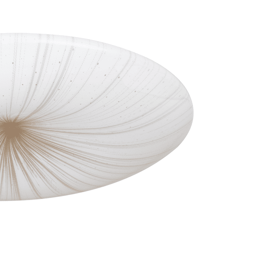 Candeeiro de teto led NIEVES branco e dourado 31cm marca EGLO