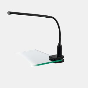 Candeeiro com pinça LAROA led tátil preto marca EGLO