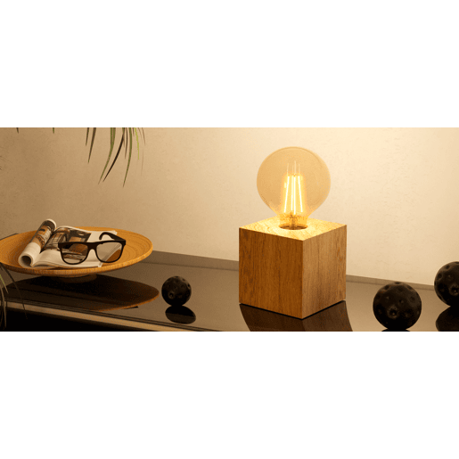 Candeeiro de mesa PRESTWICK II castanho marca EGLO