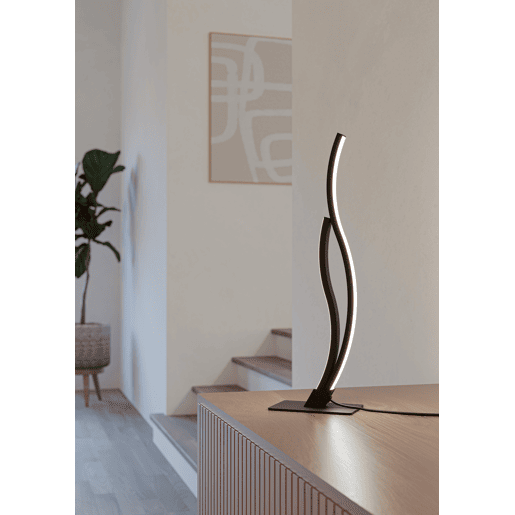 Candeeiro de mesa GRISOLIA led preto e branco marca EGLO Candeeiro de mesa GRISOLIA led preto e branco marca EGLO
