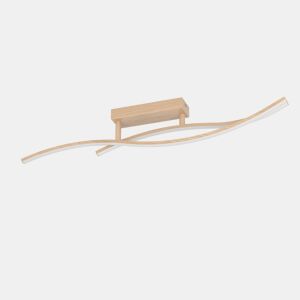 Candeeiro de teto GRISOLIA led efeito madeira marca EGLO