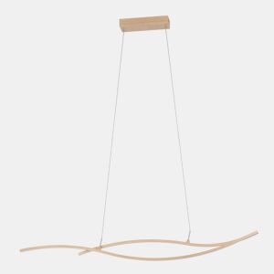 Candeeiro de teto GRISOLIA led com efeito madeira da EGLO